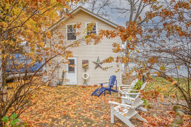 view of back of property