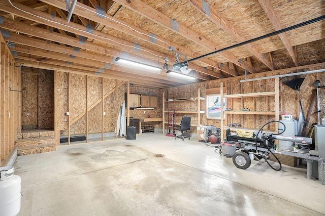 18481 N Fruitport Rd, Spring Lake, MI 49456 - garage with a garage door opener