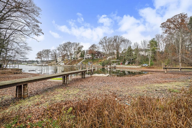 18481 N Fruitport Rd, Spring Lake, MI 49456 - dock with a water view