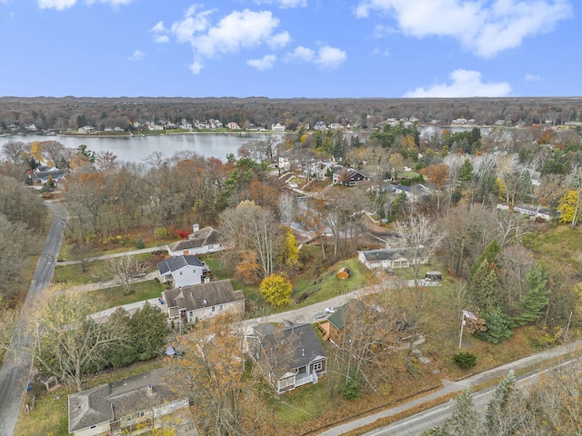 18481 N Fruitport Rd, Spring Lake, MI 49456 - aerial view of property and surrounding area featuring a large body of water and nearby suburban area