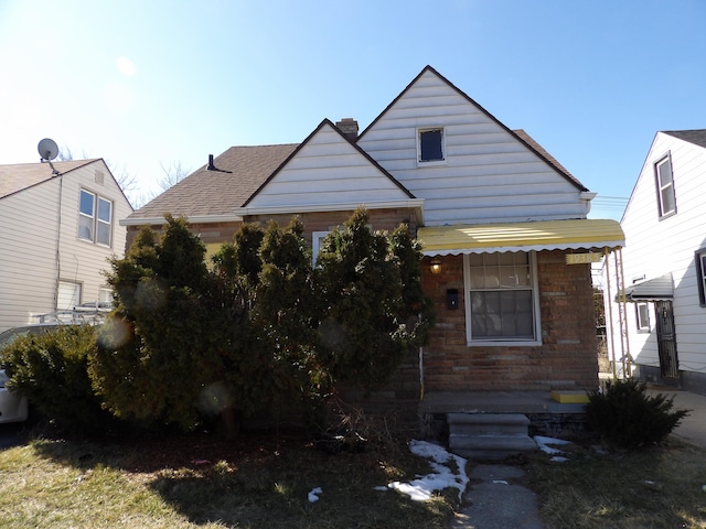 view of bungalow-style home