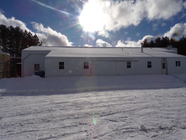 view of back of property