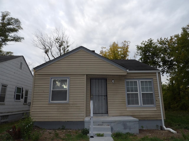 view of bungalow-style house