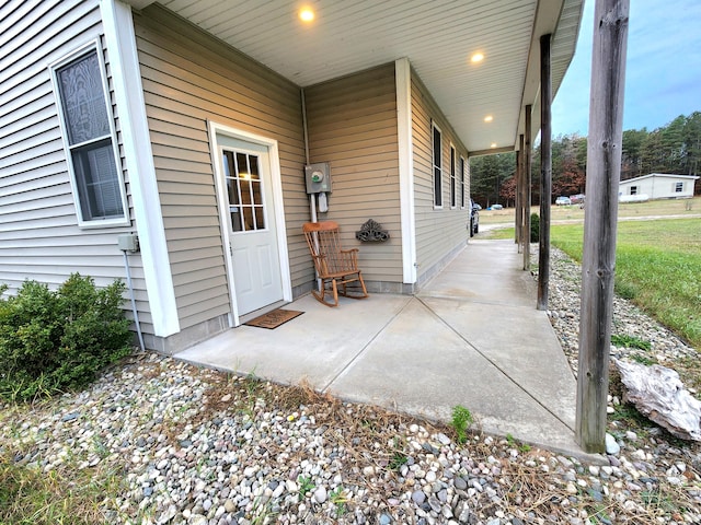 view of patio