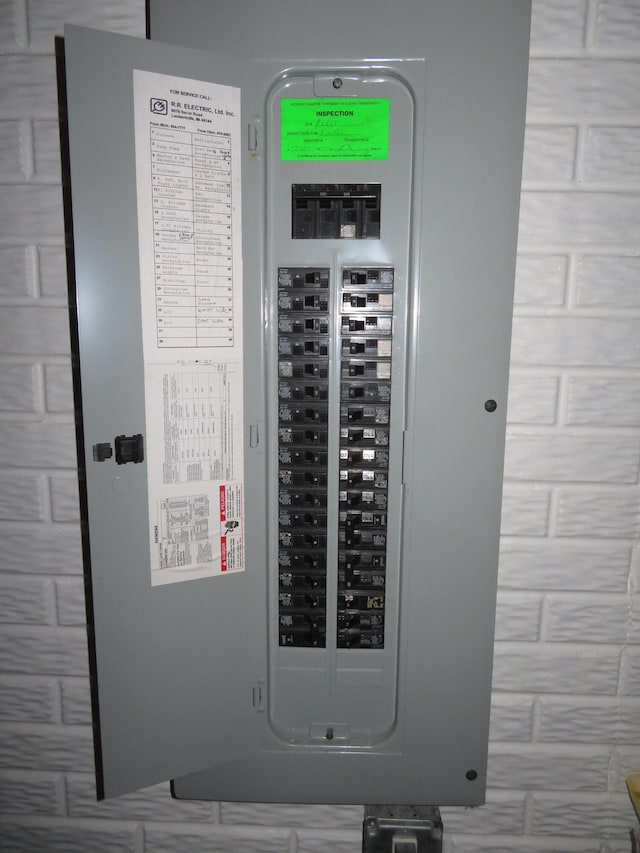 utilities with electric panel