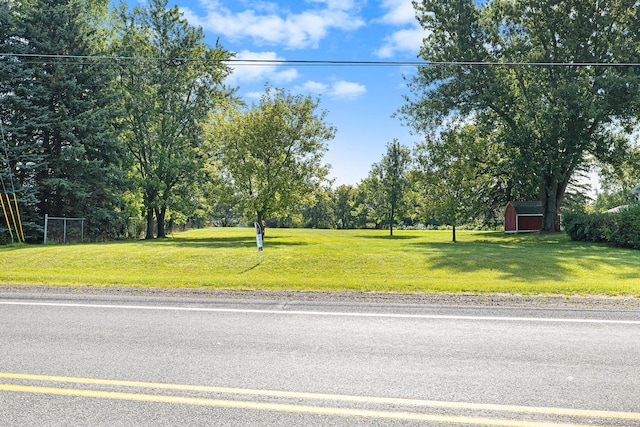 view of road