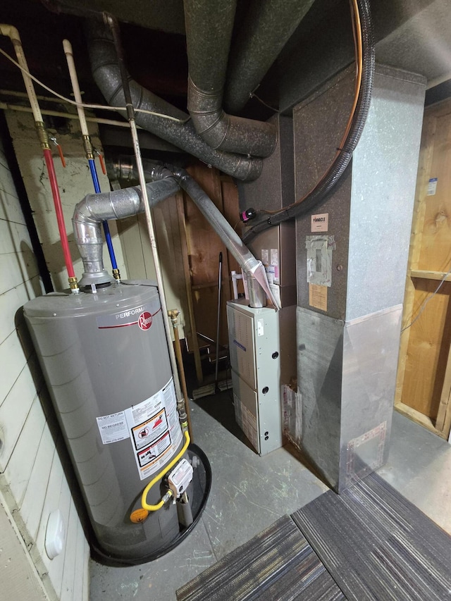 utilities with gas water heater