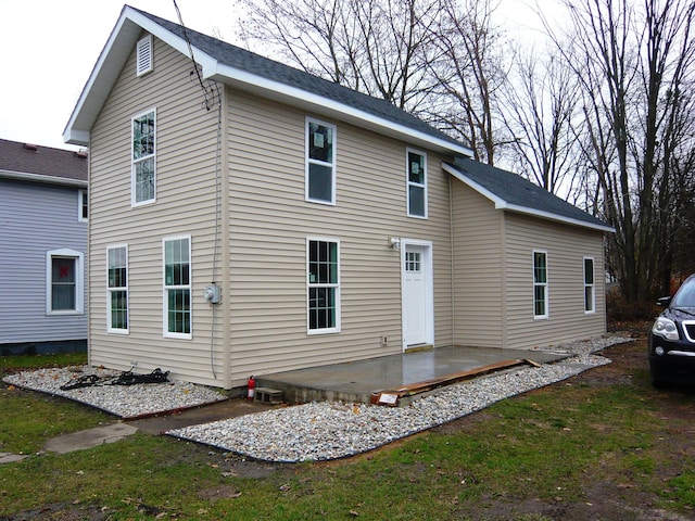 view of rear view of property