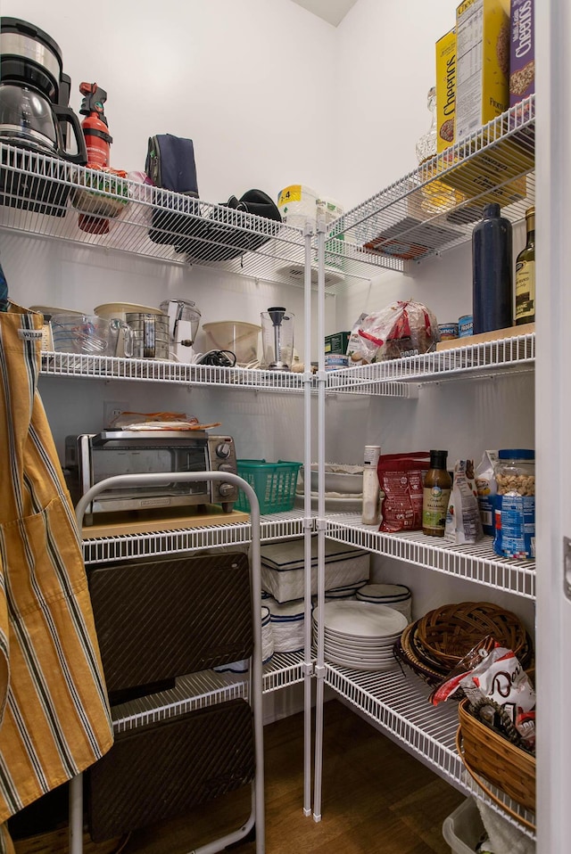 view of pantry