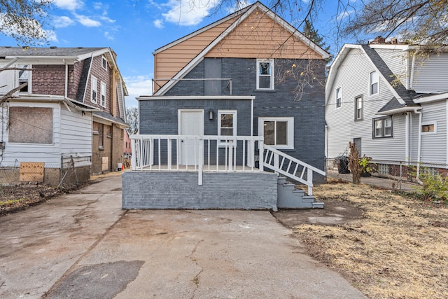 view of rear view of house