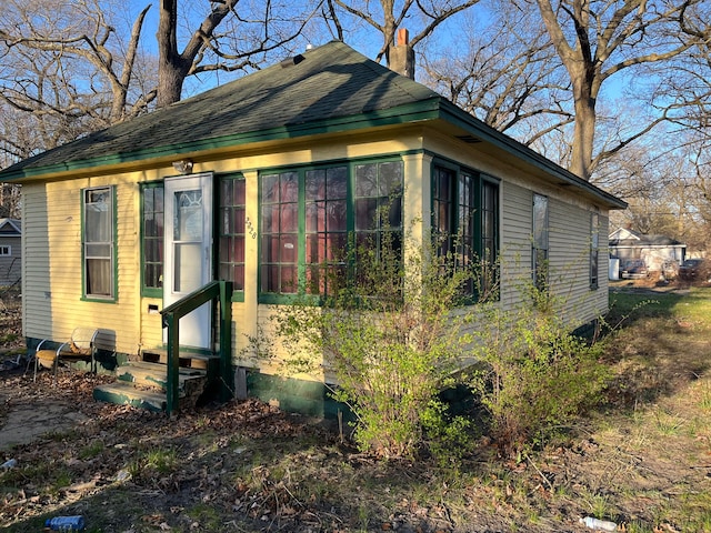 view of property exterior