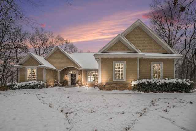 view of front of home