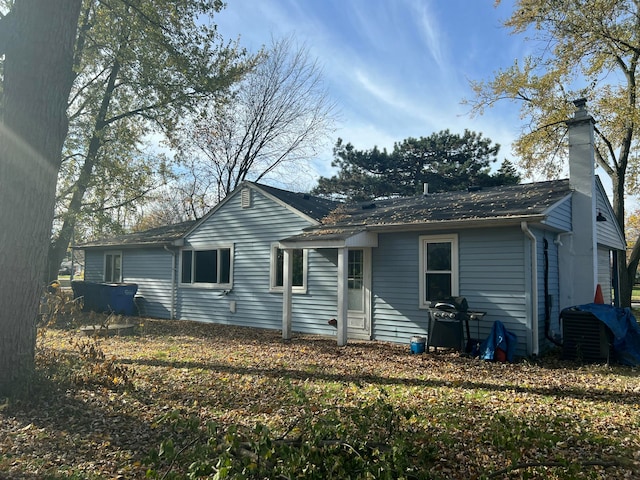 view of rear view of property