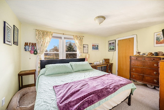 bedroom with carpet flooring