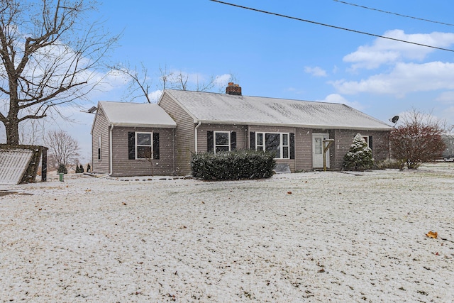 view of ranch-style home