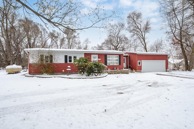 ranch-style house with a garage