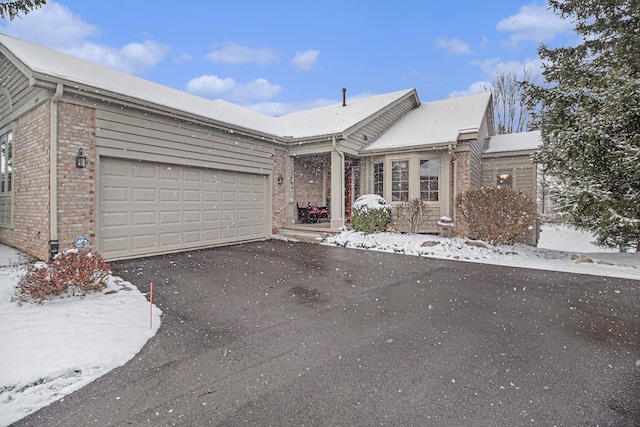 ranch-style house with a garage