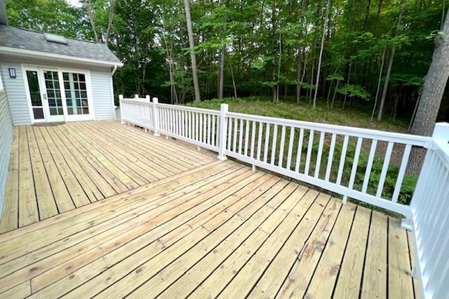 view of deck