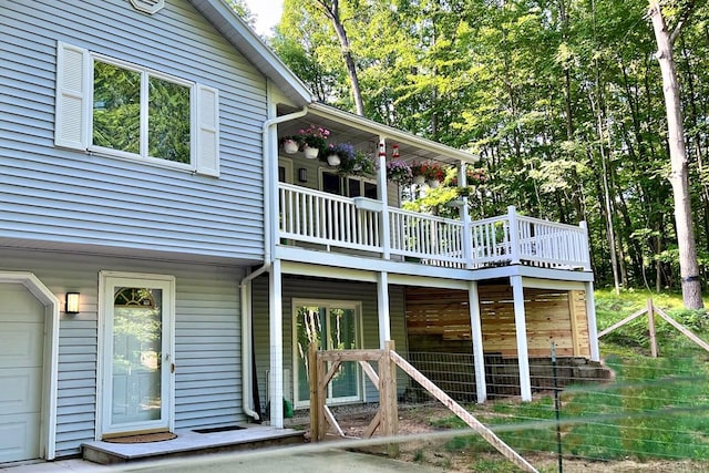 view of rear view of house