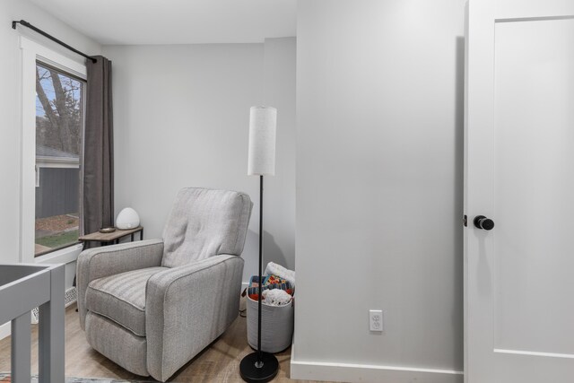 bedroom featuring light hardwood / wood-style floors