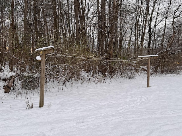 view of snowy landscape