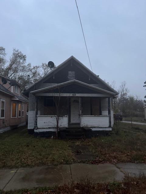 bungalow with covered porch