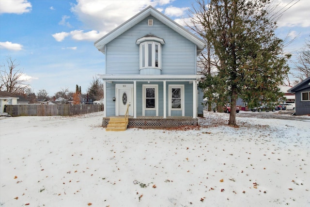 view of front of property