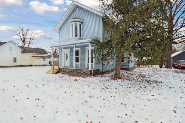 view of front of property