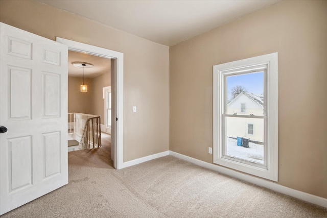 empty room with carpet floors