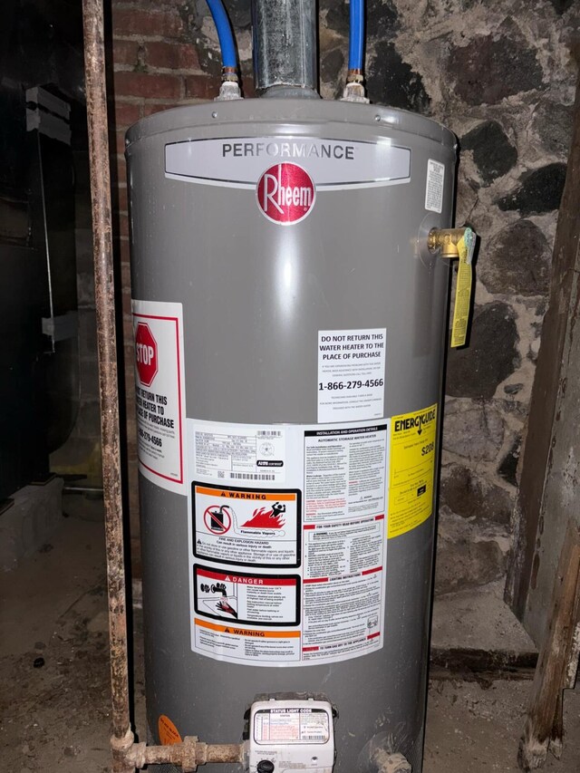 utilities with gas water heater