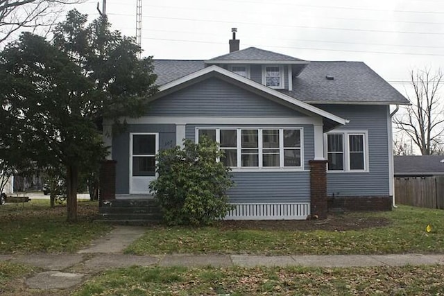 view of front of home