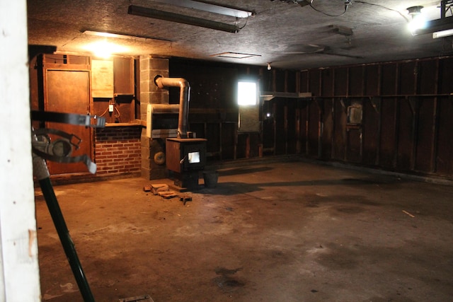 view of basement