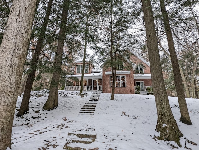 view of front of house featuring a porch