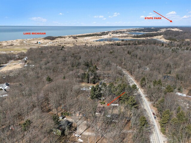 7293 M-116, Ludington, MI 49431 - aerial view with a water view