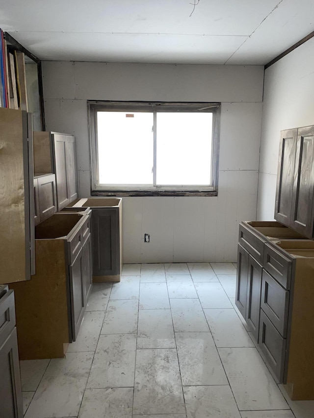 kitchen with plenty of natural light