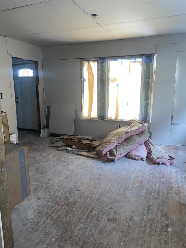 interior space featuring hardwood / wood-style flooring