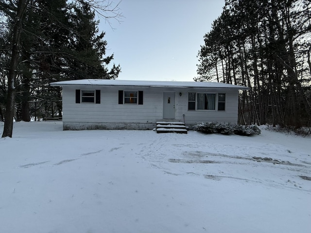 view of ranch-style house