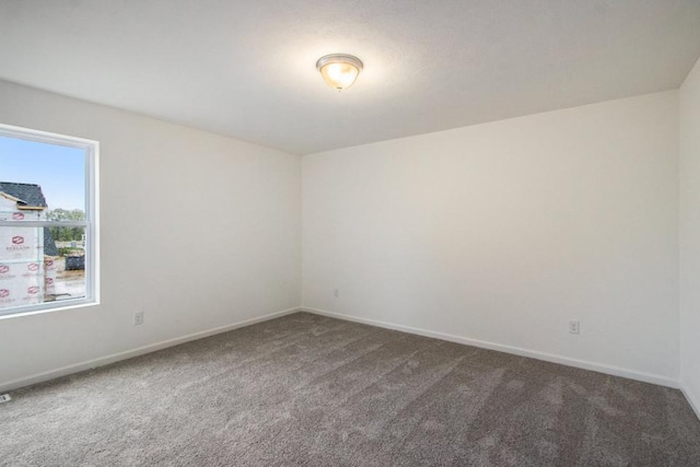 unfurnished room featuring carpet flooring