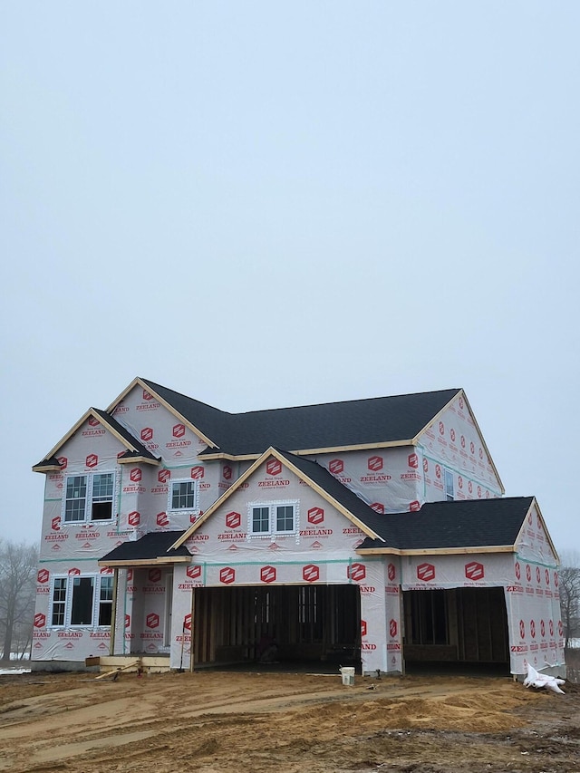 view of property under construction