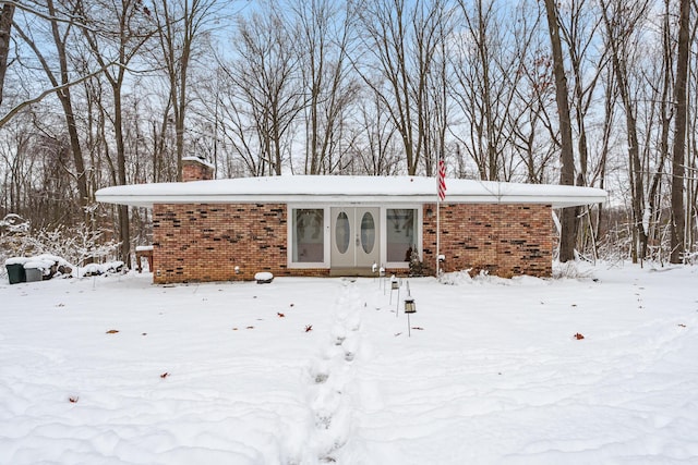 view of front of home