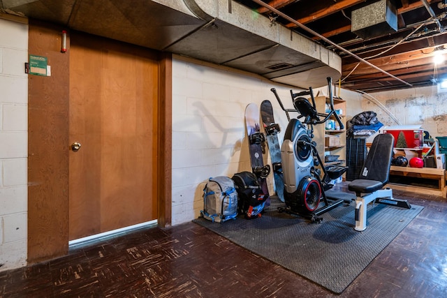 view of exercise room