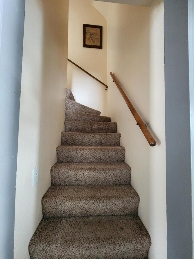 view of staircase