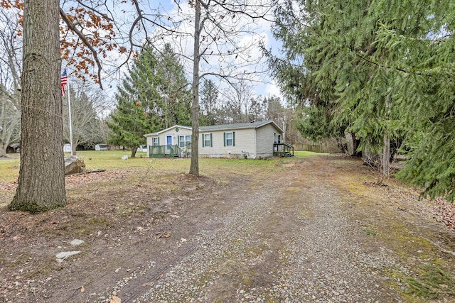 view of front of property