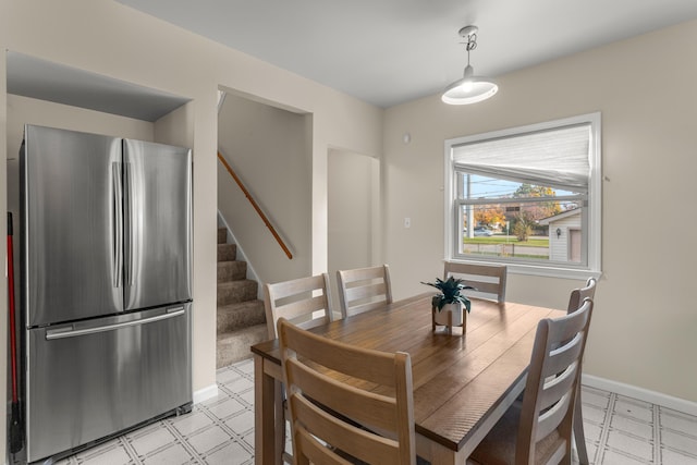 view of dining space