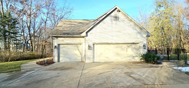 view of side of property