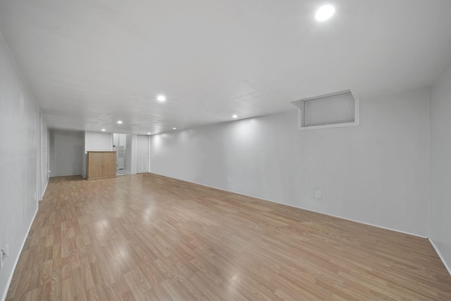 interior space featuring light hardwood / wood-style flooring