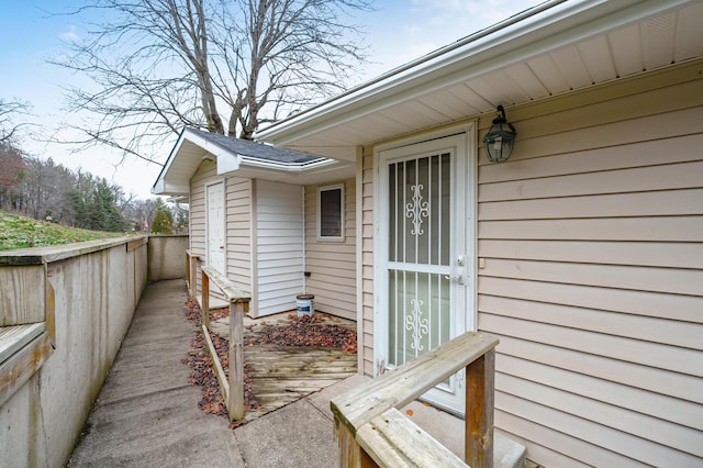 view of property entrance