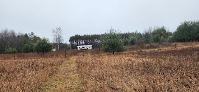 exterior space featuring a rural view