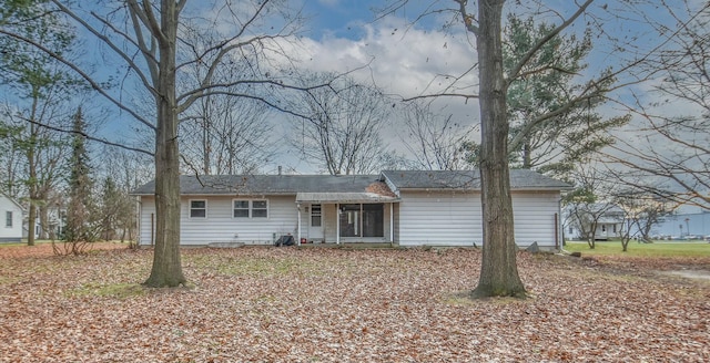 view of ranch-style home