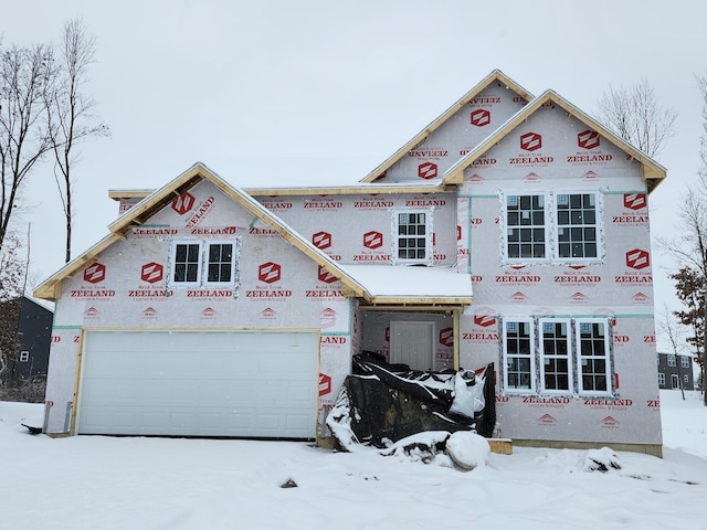 view of unfinished property